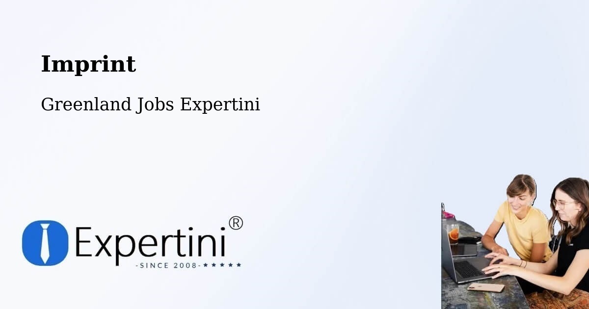 Imprint – Greenland - Greenland Jobs Expertini